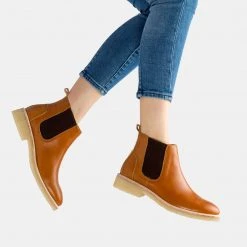 Rollie All Shoes Mira Chelsea Cognac