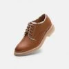 Rollie All Shoes Mira Derby Frayed Cognac Burnish