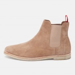 Rollie All Shoes Myles Chelsea Mens Camel Suede