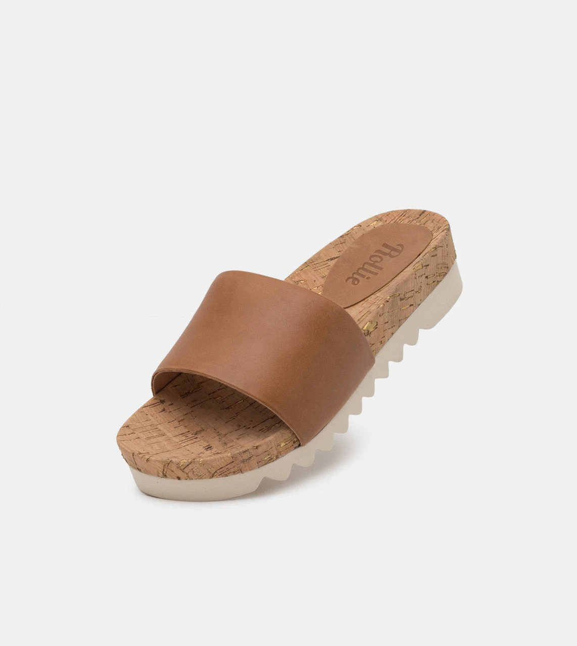 Rollie Nation All Shoes Sandal Slide Tooth Wedge Cork Tan 3 Rollie Nation All Shoes Sandal Slide Tooth Wedge Cork Tan