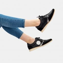 Rollie Trainer Black Tumble/Pewter All Shoes