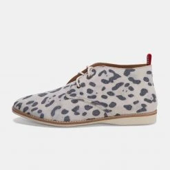 Rollie All Shoes Chukka Grey Leopard Suede