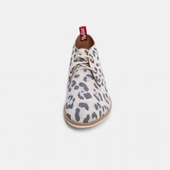 Rollie All Shoes Chukka Grey Leopard Suede