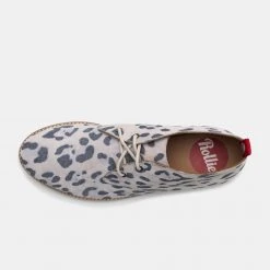 Rollie All Shoes Chukka Grey Leopard Suede
