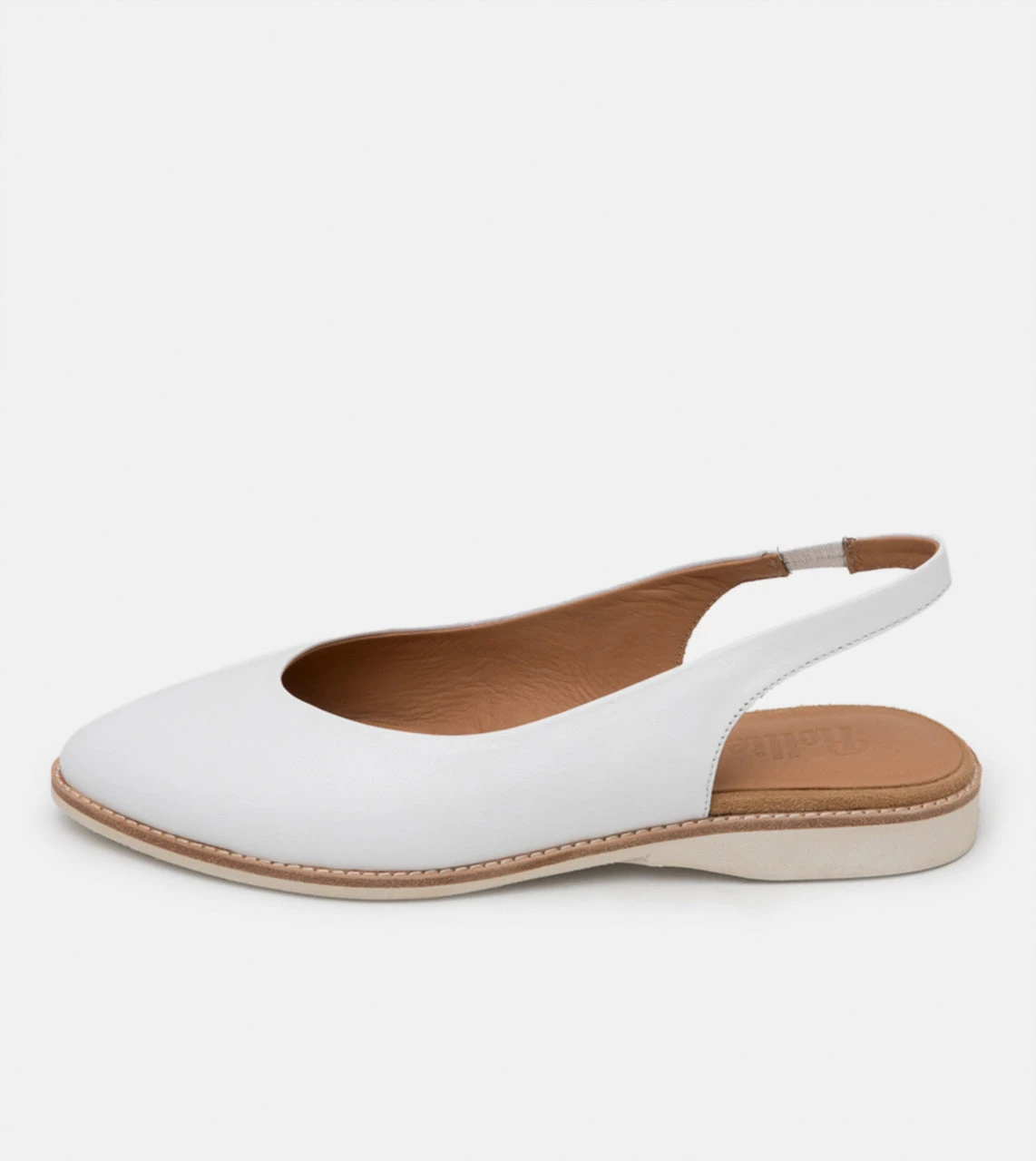 Rollie All Shoes Madison Slingback White 5 Rollie All Shoes Madison Slingback White
