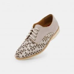 Rollie All Shoes Derby Triangle Punch Light Taupe