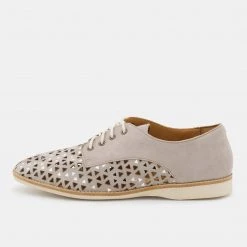 Rollie All Shoes Derby Triangle Punch Light Taupe