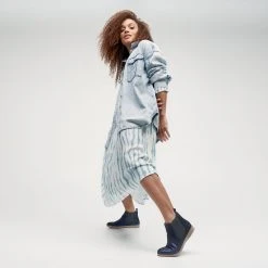 Rollie Nation Chelsea Navy Shimmer / Honeydew Sole All Shoes