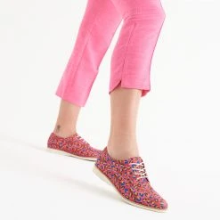 Rollie Nation All Shoes Derby Fuchsia Leopard