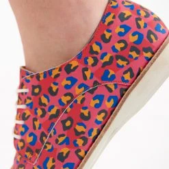 Rollie Nation All Shoes Derby Fuchsia Leopard