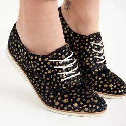 Rollie Nation Derby Medium Gold Leopard All Shoes