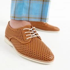 Rollie Nation Derby Punch Soft Tan All Shoes