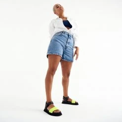 Rollie Nation Acme Sandal Black/Neon Yellow All Shoes