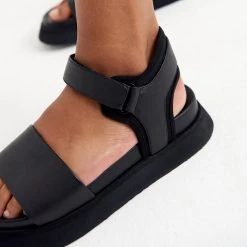 Rollie Nation Acme Sandal All Black All Shoes