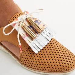 Rollie Nation All Shoes Leather Tassel Set Soft Gold (4 Per Set)