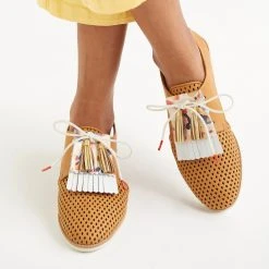 Rollie Nation All Shoes Leather Tassel Set Soft Gold (4 Per Set)