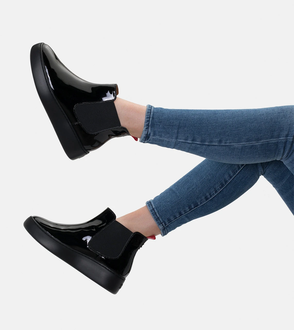 Rollie Chelsea City All Black Patent 6 Rollie Chelsea City All Black Patent