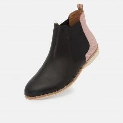 Rollie Chelsea Contrast Black/Pin Punch Blush All Shoes
