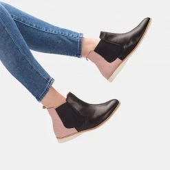 Rollie Chelsea Contrast Black/Pin Punch Blush All Shoes