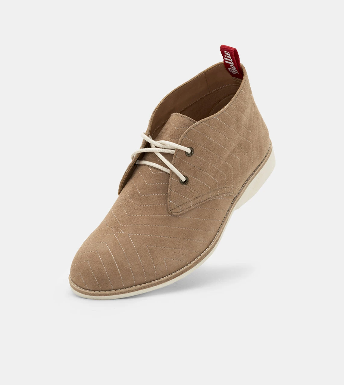 Rollie All Shoes Chukka Embroidered Taupe 3 Rollie All Shoes Chukka Embroidered Taupe