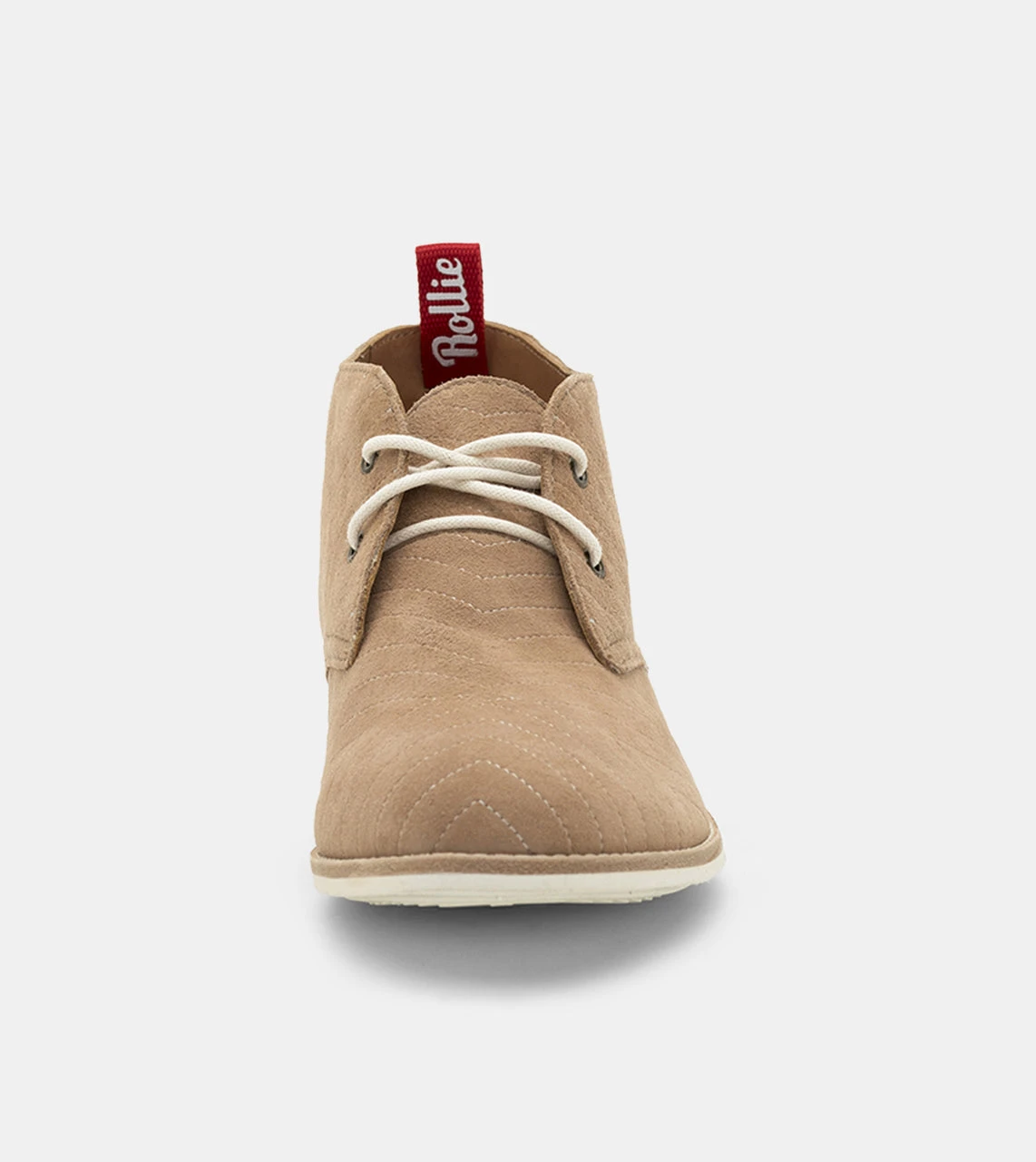 Rollie All Shoes Chukka Embroidered Taupe 6 Rollie All Shoes Chukka Embroidered Taupe
