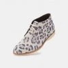 Rollie All Shoes Chukka Grey Leopard Suede
