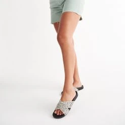 Rollie Nation Tide Cross Slide Snow Leopard All Shoes