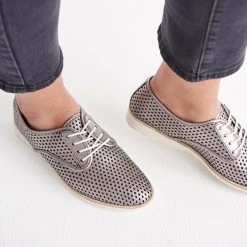 Rollie Nation All Shoes Derby Punch Overlay Pewter/Black