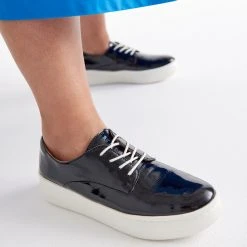 Rollie Nation Back In Stock Derby City Black Crinkle Patent