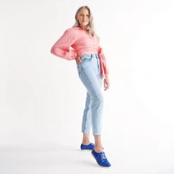 Rollie Nation All Shoes Derby Punch Cobalt Metallic