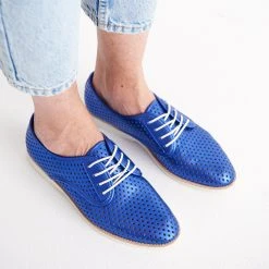 Rollie Nation All Shoes Derby Punch Cobalt Metallic 14 Rollie Nation All Shoes Derby Punch Cobalt Metallic