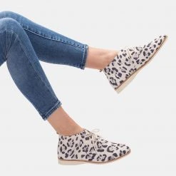 Rollie All Shoes Chukka Grey Leopard Suede