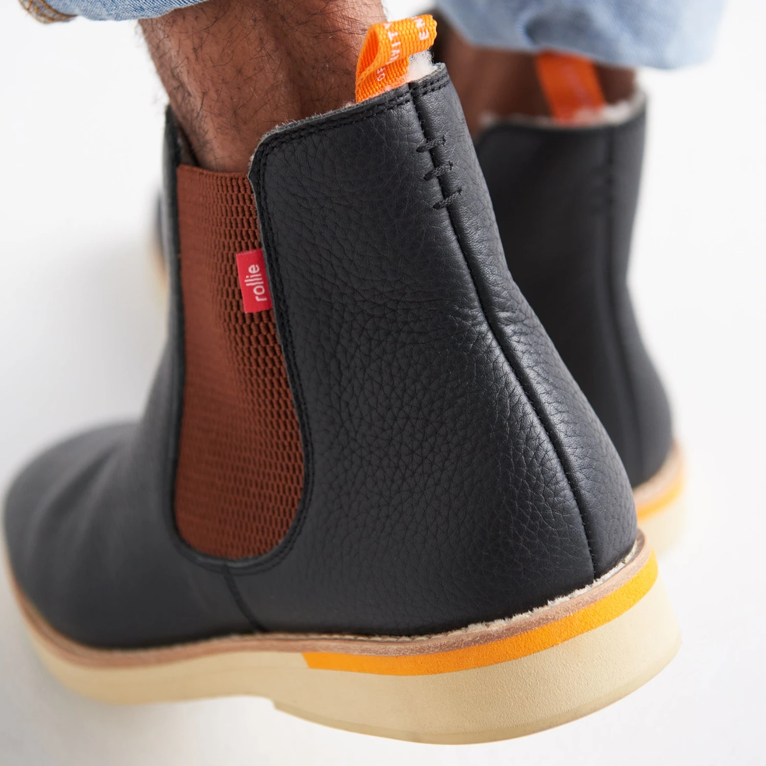 Rollie Nation Chelsea Mens Stack Black Fleece 8 Rollie Nation Chelsea Mens Stack Black Fleece