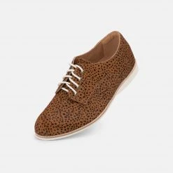 Rollie All Shoes Derby Brown Snow Leopard