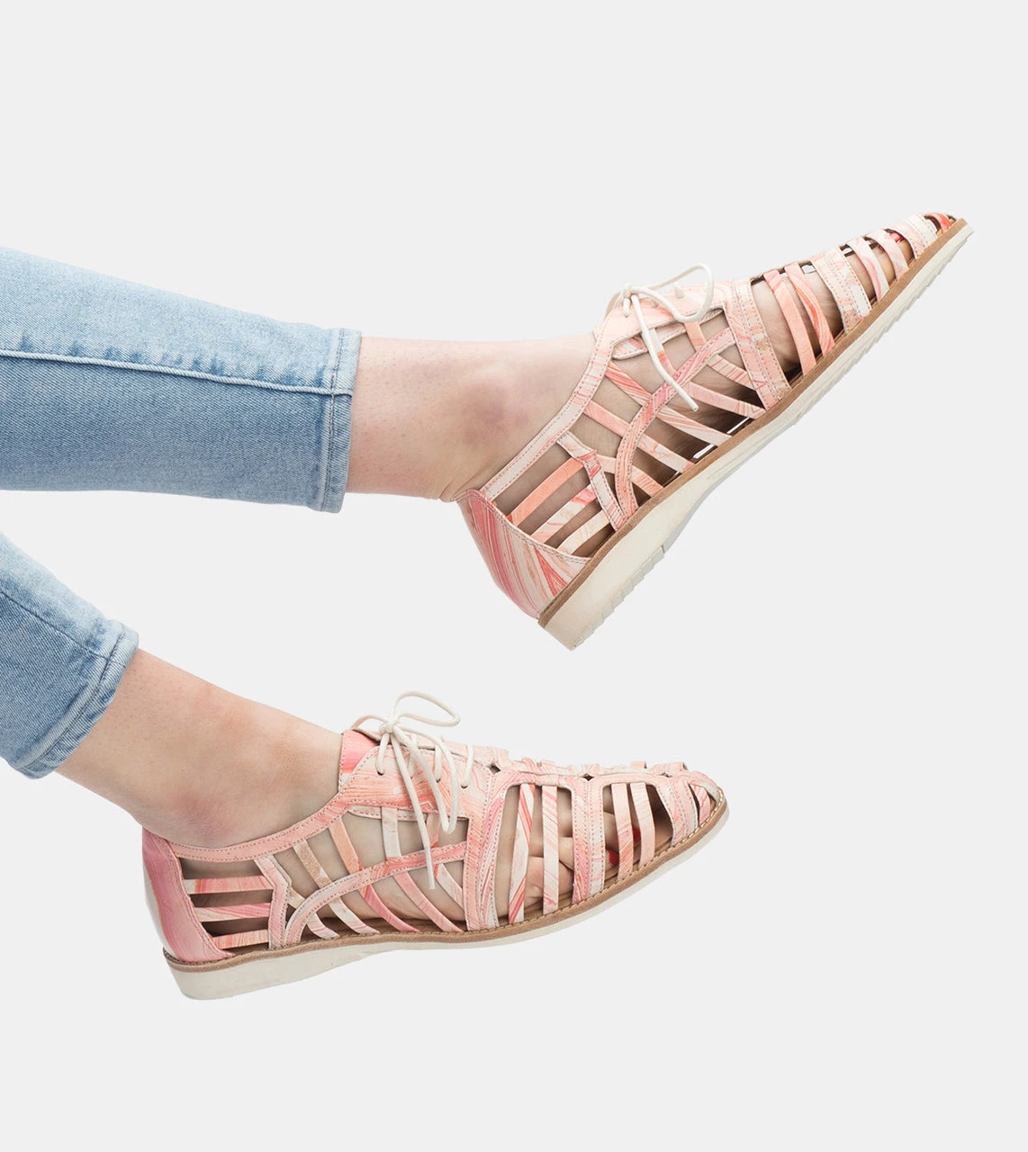 Rollie Nation AU All Shoes Derby Cage Coral Marble 6 Rollie Nation AU All Shoes Derby Cage Coral Marble