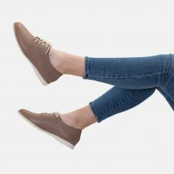 Rollie All Shoes Derby Pin Punch Antique Latte