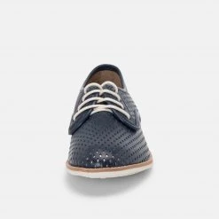 Rollie Derby Punch Overlay Navy/Rose Gold All Shoes