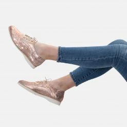 Rollie All Shoes Derby Sage/Rose Gold Splat