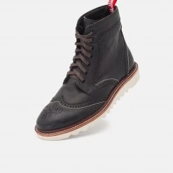 Rollie Nation High Brogue Boot W Black