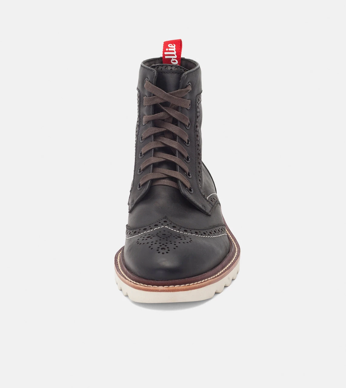 Rollie Nation High Brogue Boot W Black 4 Rollie Nation High Brogue Boot W Black