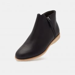 Rollie Nation Side Zip Boot Black Leather 2.0 All Shoes