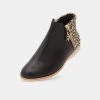 Rollie All Shoes Side Zip Boot Black/Cheetah 2.0
