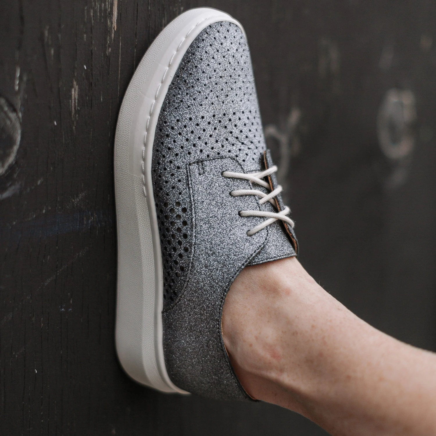 Rollie Nation All Shoes Derby City Punch Charcoal Glitter 10 Rollie Nation All Shoes Derby City Punch Charcoal Glitter