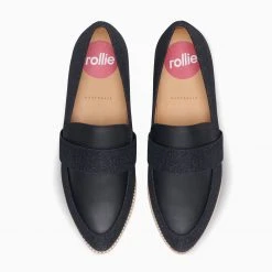 Rollie Nation Madison Albert Strap Black Twinkle All Shoes