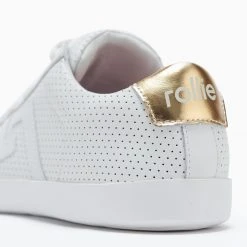Rollie Nation Prime Pin Punch Sneaker White/Gold All Shoes