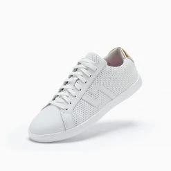 Rollie Nation Prime Pin Punch Sneaker White/Gold All Shoes