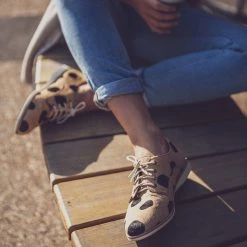 Rollie Nation All Shoes Derby Beige/Black Spot