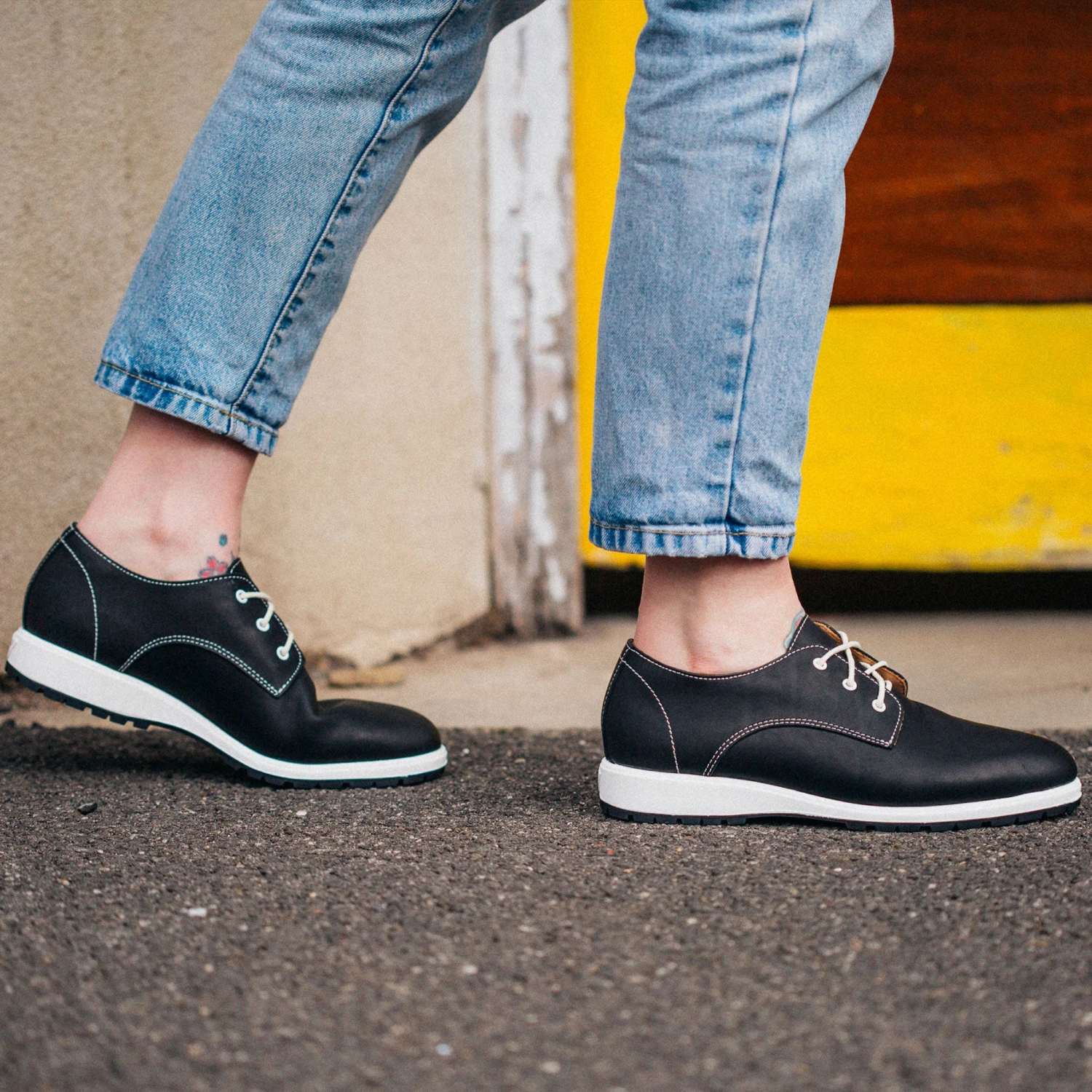 Rollie Nation Fields Derby Black All Shoes 6 Rollie Nation Fields Derby Black All Shoes