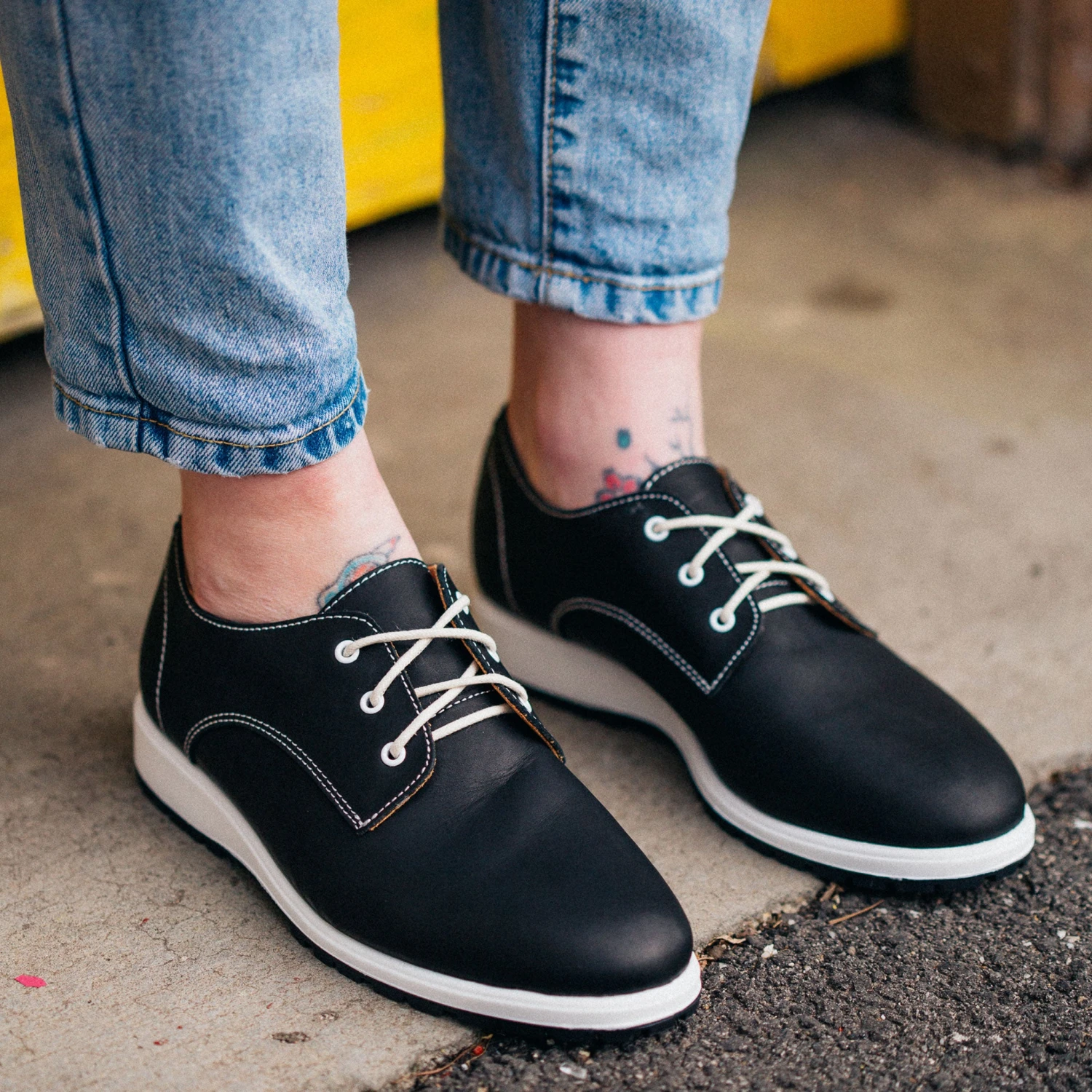 Rollie Nation Fields Derby Black All Shoes 7 Rollie Nation Fields Derby Black All Shoes