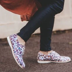 Rollie Nation All Shoes Derby Rainbow Leopard
